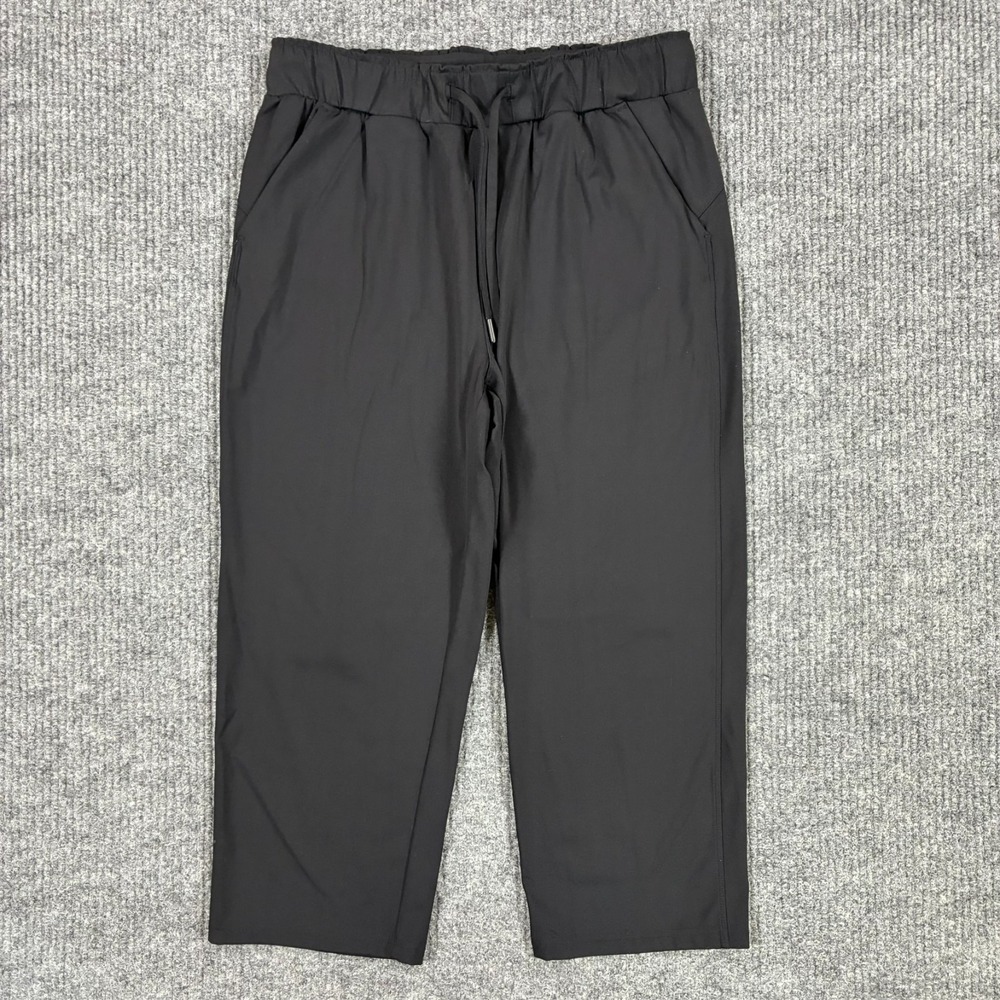 32 Degrees Cool Womens Size S Black Pull On Cropped Pants Stretch Lightweight